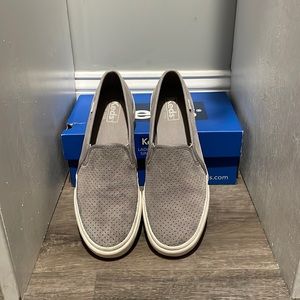 Keds Double Decker Suede Gray Shoes